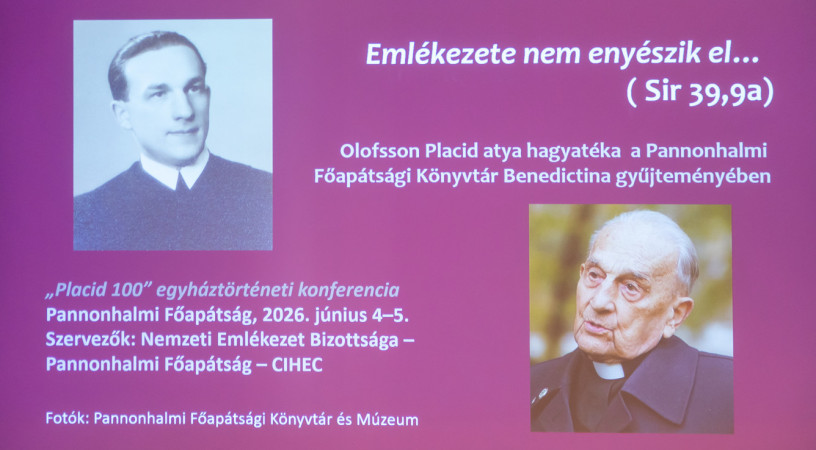 Placid atya embersége és szellemi öröksége – Egyháztörténeti konferenciát tartottak Pannonhalmán
